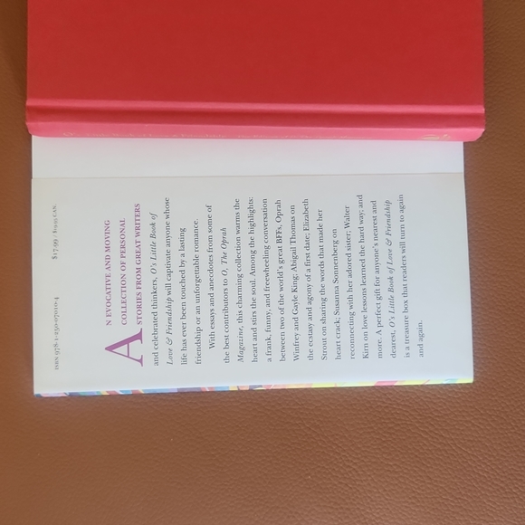 O's LITTLE BOOK OF LOVE & FRIENDSHIP (OPRAH WINFREY) - Picture 3 of 3